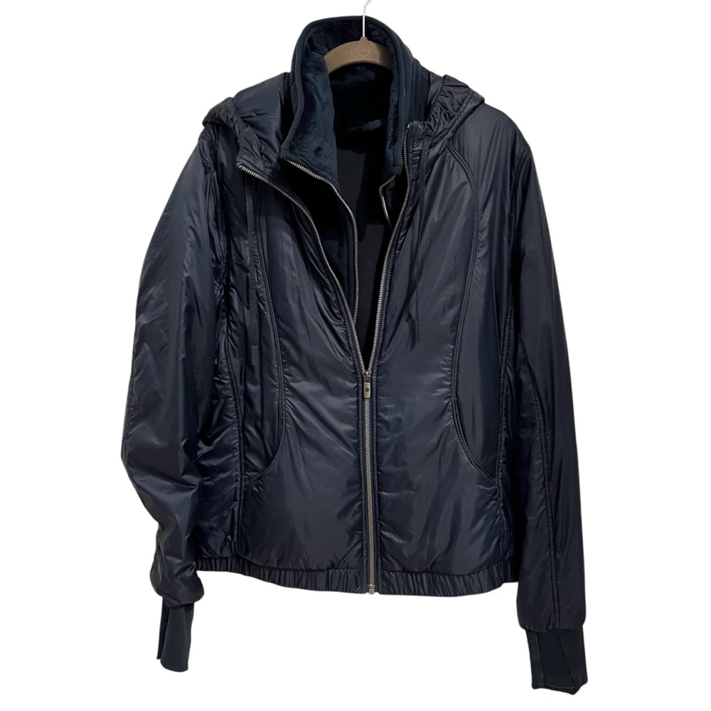 Lululemon Glyde Scuba Hoodie Jacket in Navy